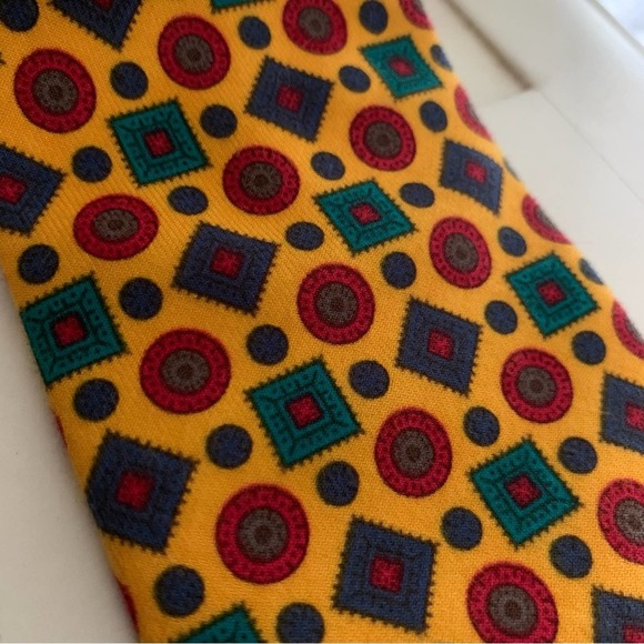 Etro Mustard Yellow Tie - Picture 3 of 6